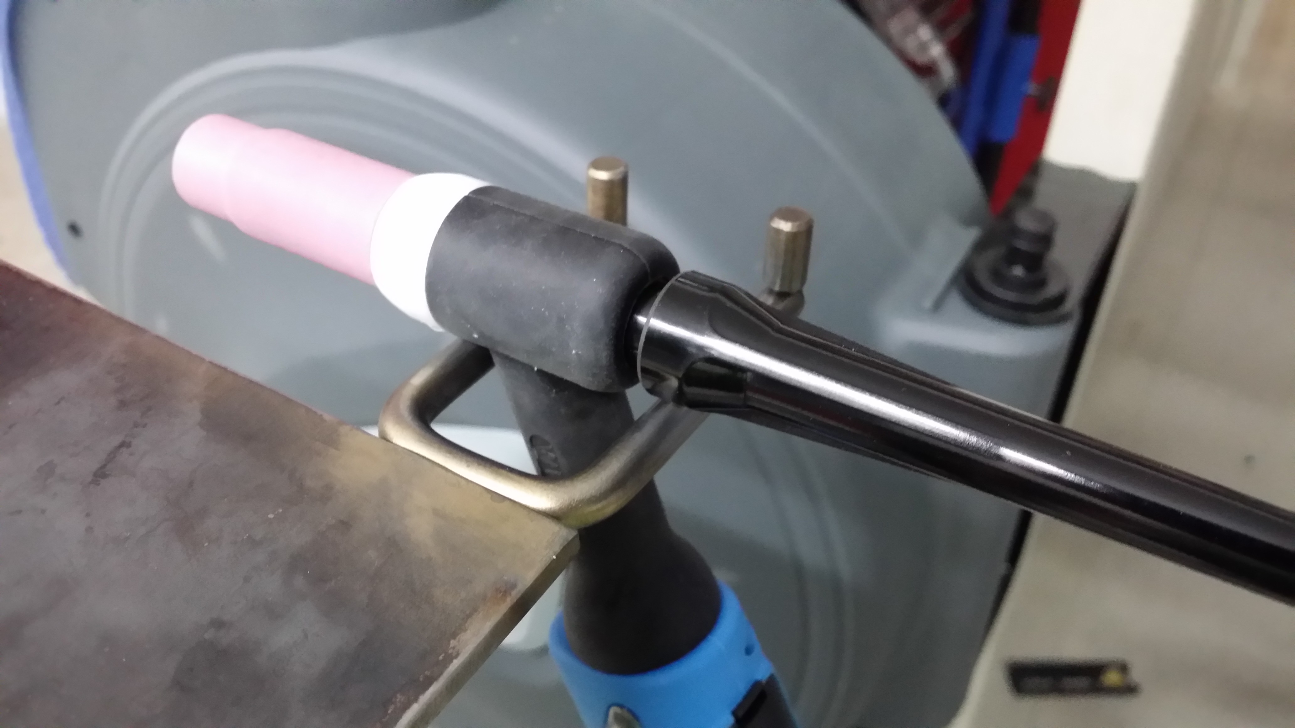 WIG-Brenner Haltegabel