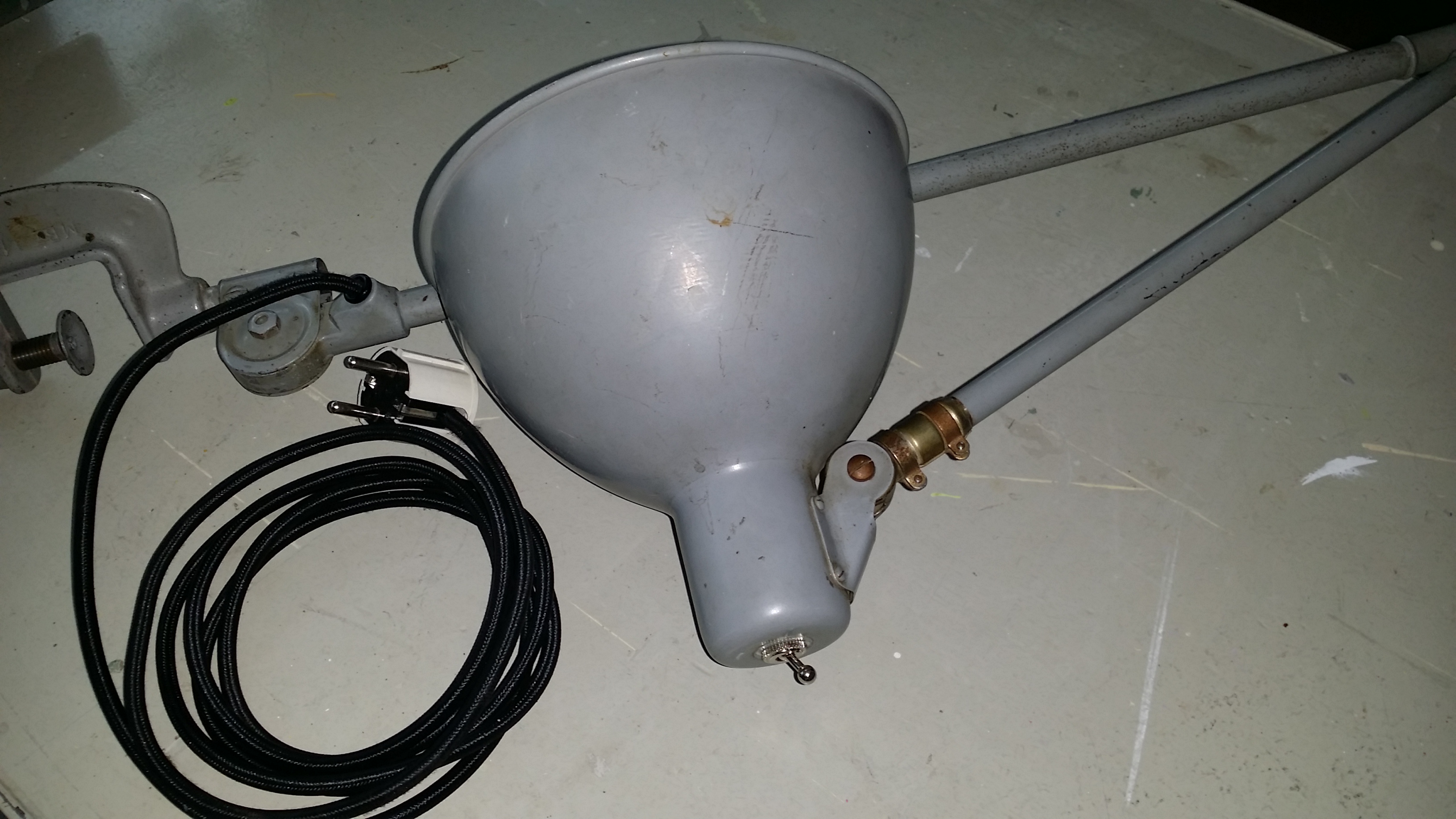 Die reparierte Lampe